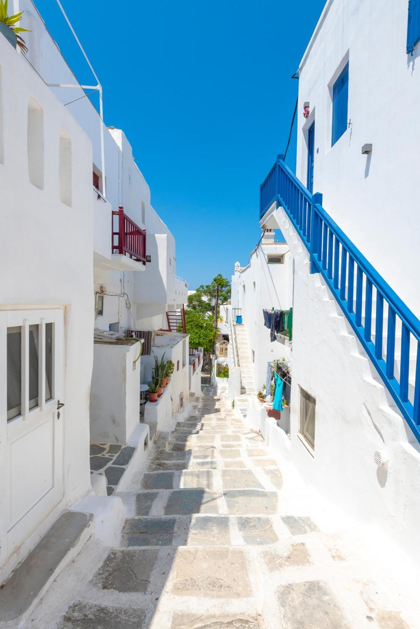Apartamento White And Grey Chora Mykonos Town Exterior foto