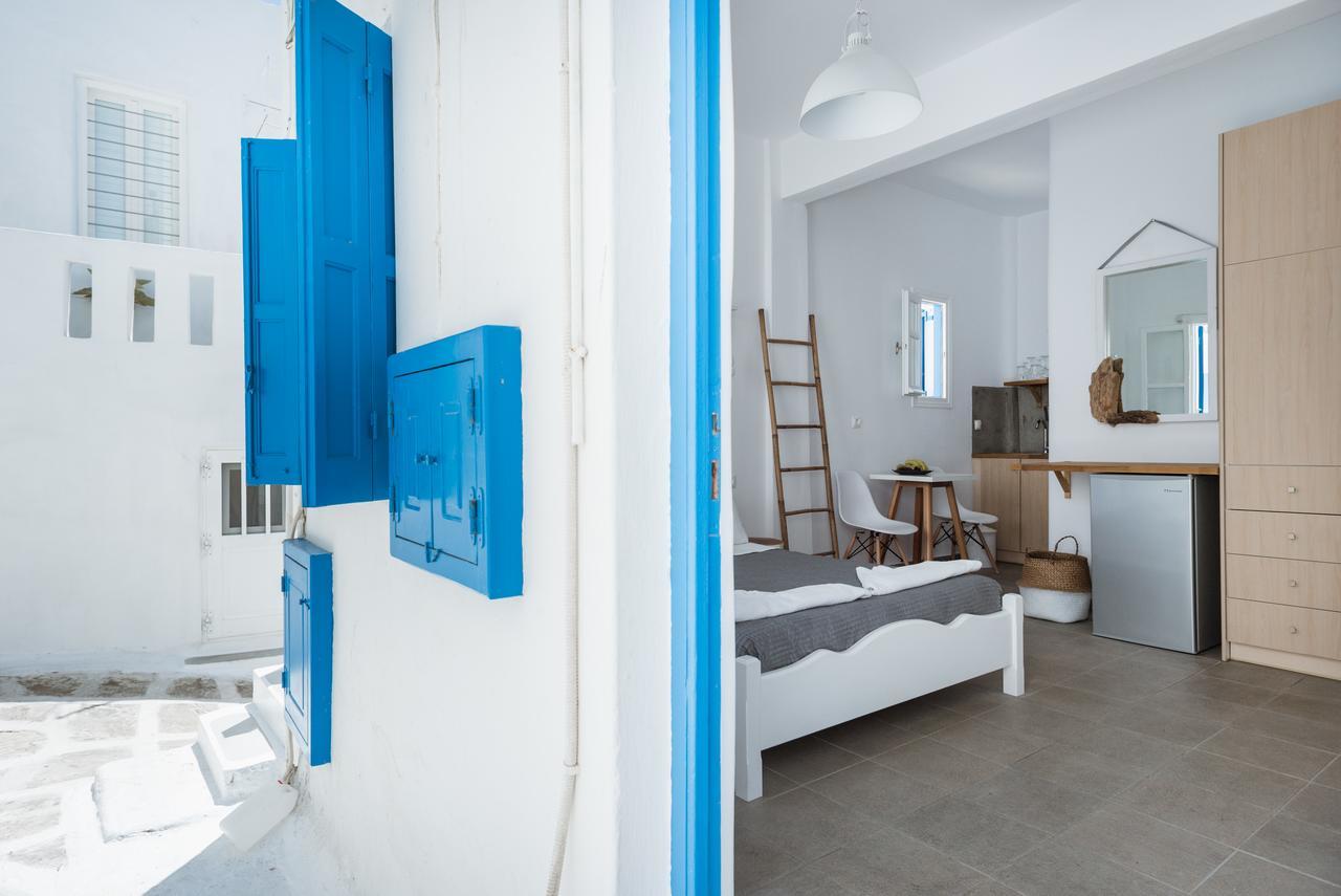 Apartamento White And Grey Chora Mykonos Town Exterior foto