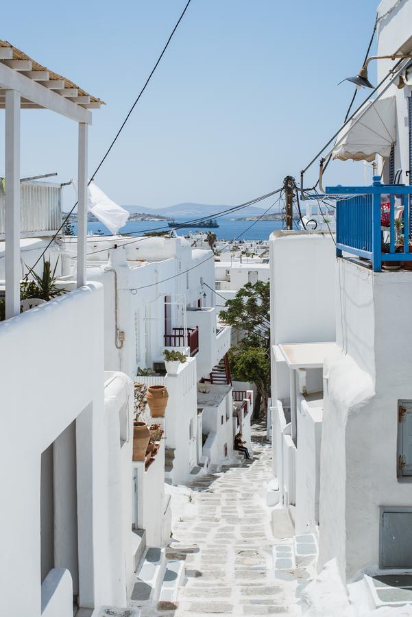 Apartamento White And Grey Chora Mykonos Town Exterior foto